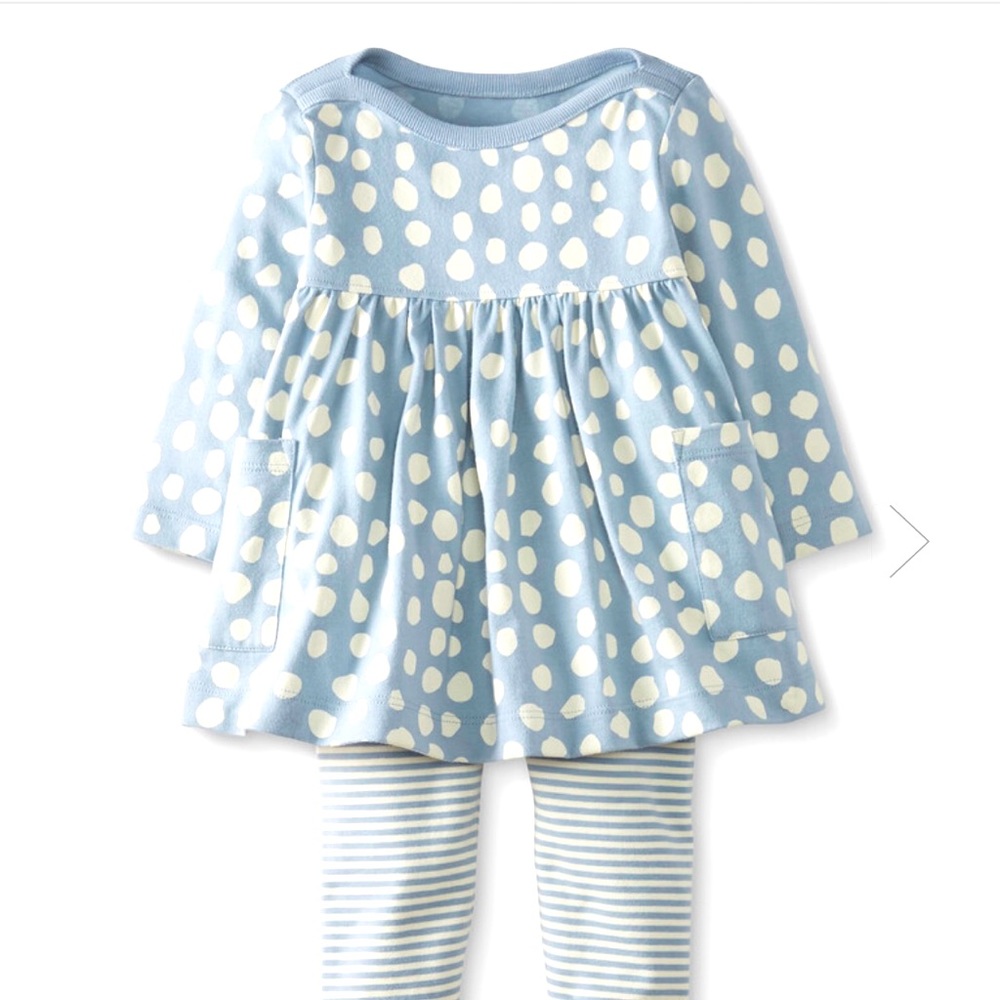 Hanna Andersson dress with leggings, brand new!